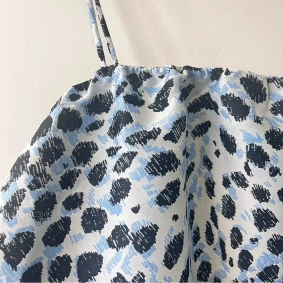 NWT GANNI leopard jacquard dress Size 42 - Picture 8 of 12